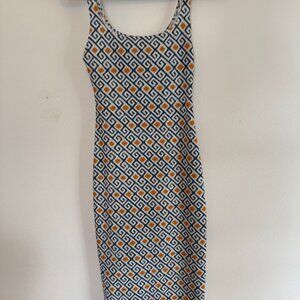 Zara Summer Fitted Midi Dress USA S MEX 26 - New Never Worn